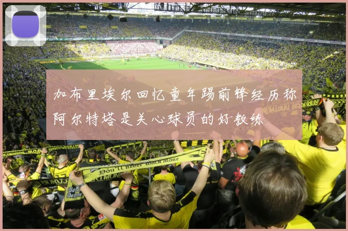 加布里埃尔回忆童年踢前锋经历称阿尔特塔是关心球员的好教练