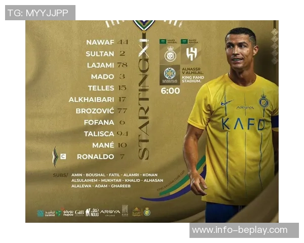 利雅得新月与利雅得胜利首发阵容对决努涅斯与C罗的精彩较量